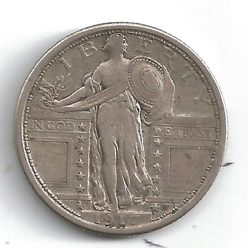U.S.A. quarto di dollaro 1917 dr
